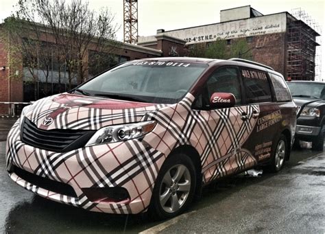 Burberry wrap car